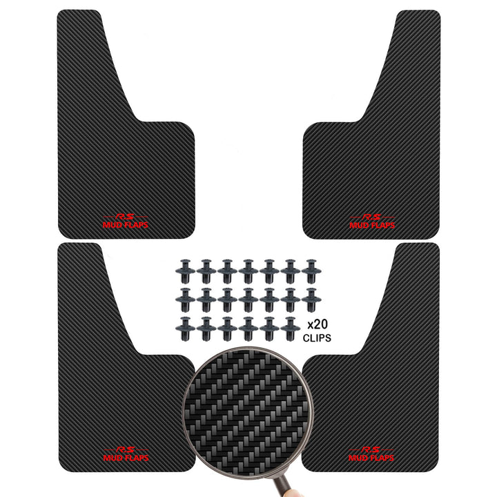 XUKEY Universal-Schmutzfänger 36x21cm für Auto, Pickup, SUV, Van, LKW, vorne und hinten, Spritzschut