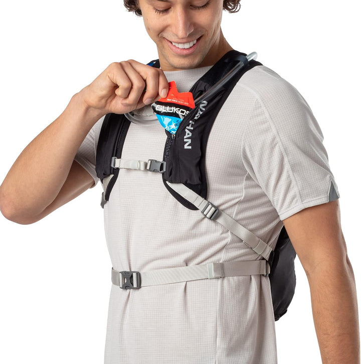 Nathan Crossover Hydration Pack Schwarz/Vapor Grey Einheitsgrösse, Schwarz/Vapor Grey Einheitsgrösse