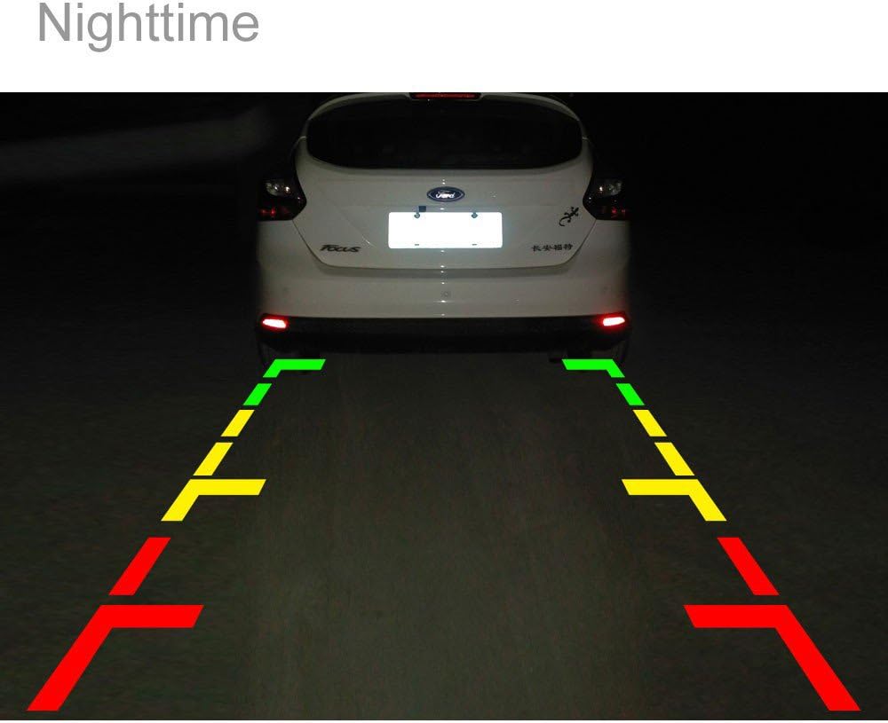 Dynavsal 8 LED Nacht Visionen Auto Rückfahrkamera 170 ° Weitwinkel HD Farbe wasserdichte Rückfahrkam