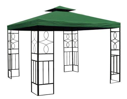 WASSERDICHT Pavillondach GRÜN 2,98x2,98m Dach Pavillon Pavillion PVC WASSERFEST