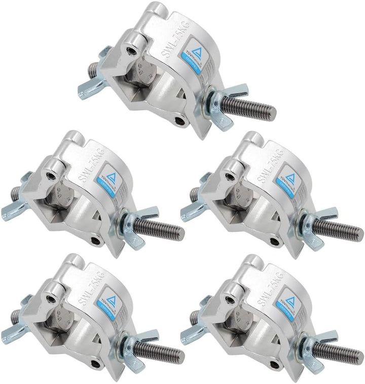 Truss Clamp-JLTPH 5 Stück Heavy Duty 32-35 mm Bühnenbeleuchtung Haken Klemme/Lautsprecher Ständer be