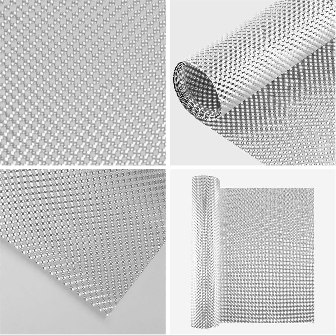 1 Rolle 40cm x 150cm Geprägt Hitzeschutzblech aus Aluminium, für Auspuff isolierung und Motor Wärmed