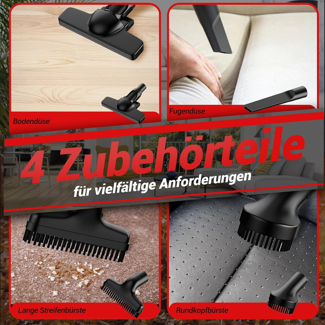 LDHTHOPI Akku Staubsauger für Makita 18V,20000 Pa Starke Saugleistung,1,28 kg Leichter Staubsauger m