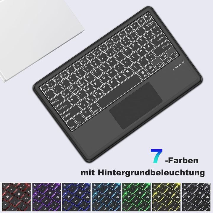 Tastatur für Lenovo Idea Tab Pro 12.7" 2025 mit Touchpad, Hülle mit Tastatur für Lenovo Idea Tab Pro