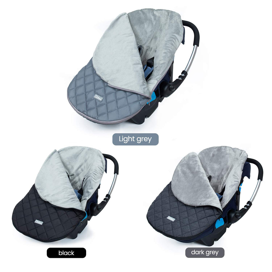 Orzbow Winter Baby Fusssack für Babyschale,Frühjahr Universal Einschlagdecke für Autositz & Maxi-Cos
