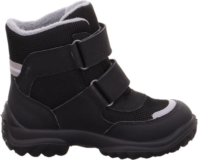 Superfit Boy's Snowcat Snow Boot, Schwarz Grau 0000