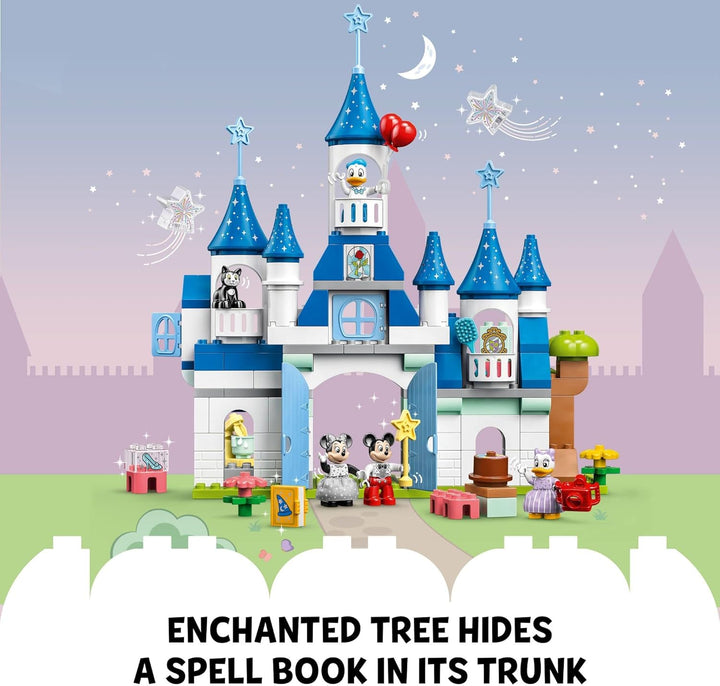 Lego DUPLO Disney 3 in 1 Magic Castle 10998 Bauset zum Familienspiel mit 5 Disney-Figuren inklusive