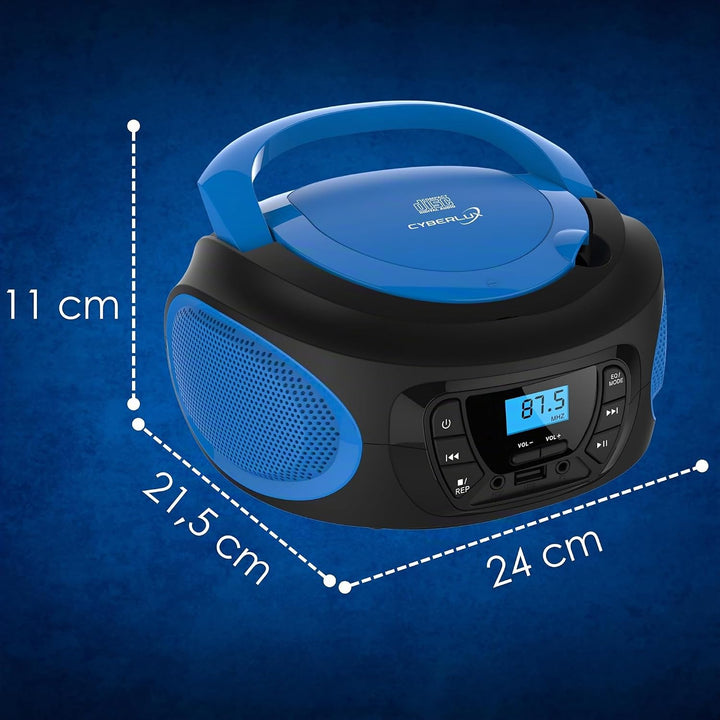 Tragbarer CD-Player | | CD/CD-R | USB | FM Radio | AUX-In | Kopfhöreranschluss | Kinder Radio | Boom