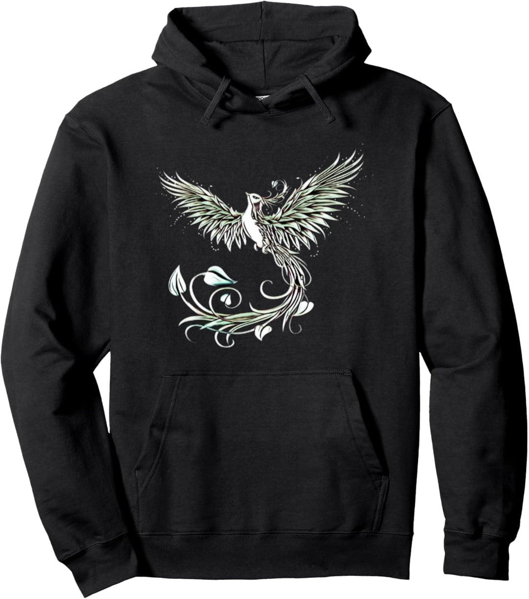 Phönix aus der Asche Motiv Fabelwesen Feuervogel Phoenix Pullover Hoodie