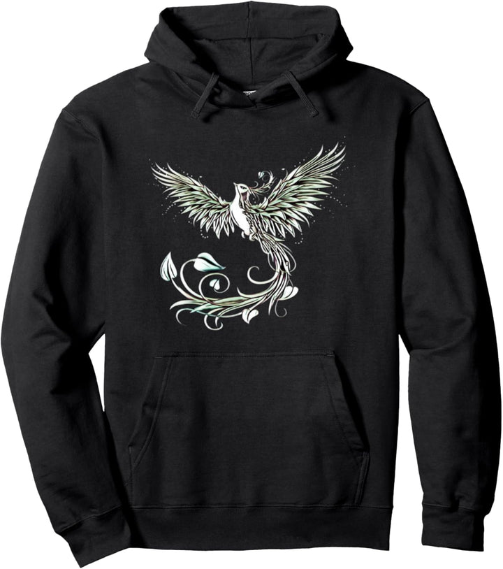 Phönix aus der Asche Motiv Fabelwesen Feuervogel Phoenix Pullover Hoodie