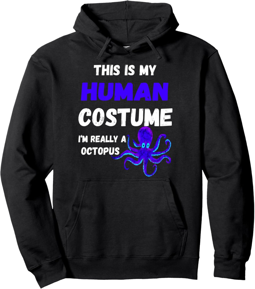 Oktopus Kraken Tentakel Fisch Menschliches Kostüm Pullover Hoodie