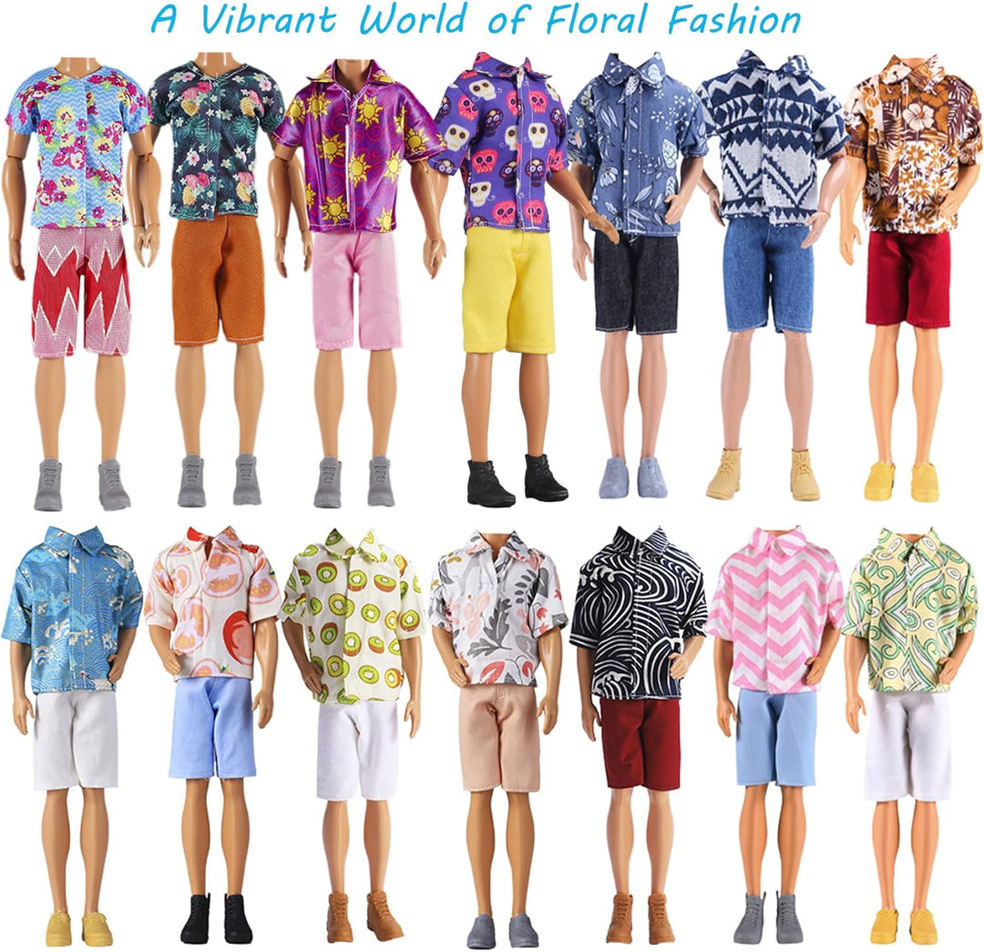 IMAGINE 10-Item Fantastic Pack = 5 Sets Mode Casual Wear Kleidung Outfit mit 5 Paar Schuhe für Junge