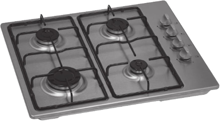 SPARES2GO Pfannenständer, Grillrost für Gasherd, 2 Stück, 460 mm x 215 mm