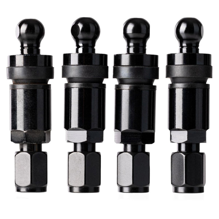 4x RDKS TPMS Reifendrucksensor Reifendruckkontrollsystem Metallventil Schwarz passend für A3 A4 A5 Q