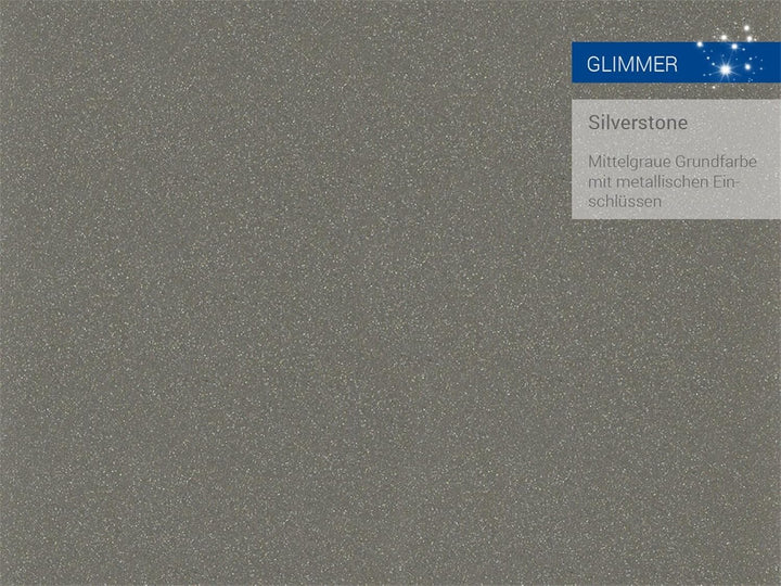 SCHOCK Küchenarmatur SC-510 Silvertsone – Niederdruck Armatur CRISTADUR mit Festauslauf und Standard