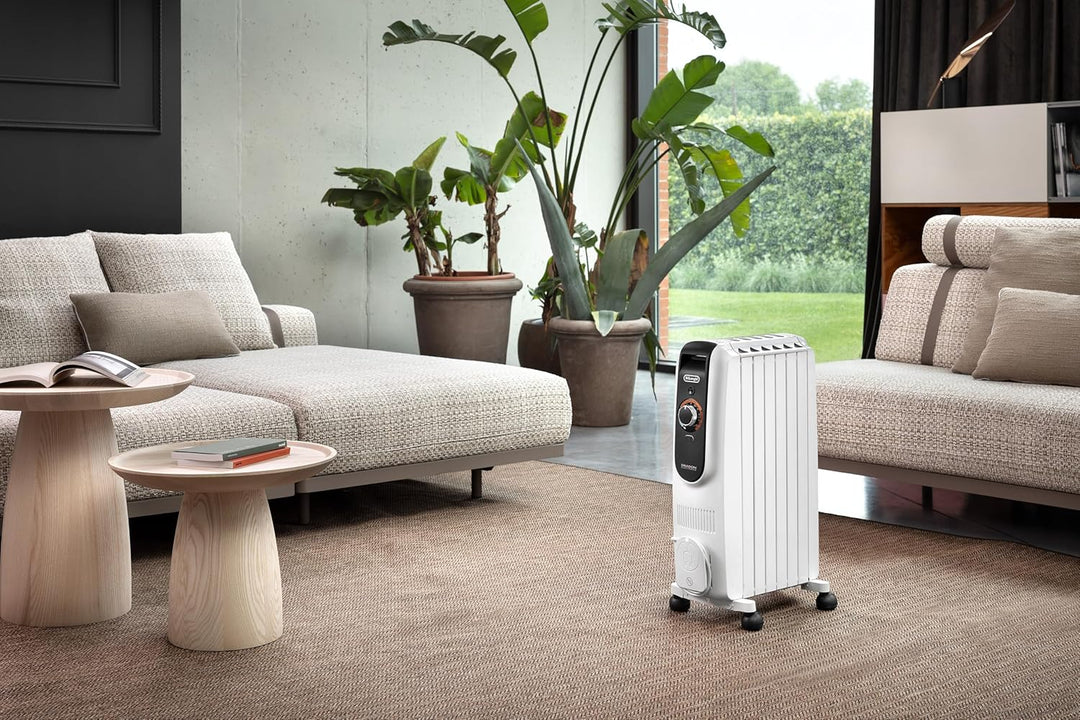 De'Longhi Dragon EasyTronic – Ölheizer für Räume bis 45m³, Elektroheizung mit Sicherheitsthermostat,