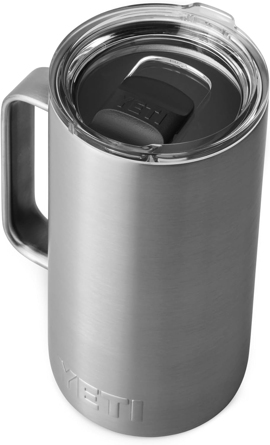 YETI Rambler Krug, Edelstahl, Stainless Steel, 24oz (710ml), Stainless Steel