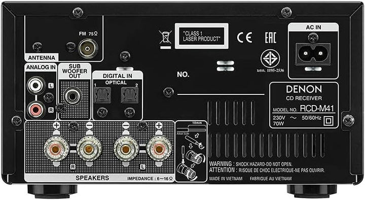 Denon rcd-m41 BLK-Tuner, Schwarz