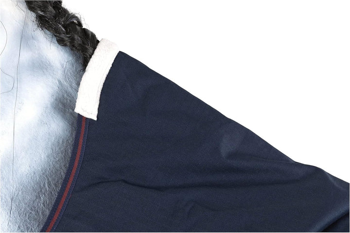 RL24 - Weidedecke High Neck Polarfleece 600D BASICLINE Marine/Kastanie 85cm Marine/Kastanie (Altes M