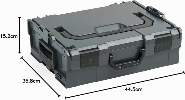 Bosch Sortimo Schnitteinlagen-Set | L BOX 136 (anthrazit) inkl. Schnitteinlagenset EPP &amp; Deckeneinla