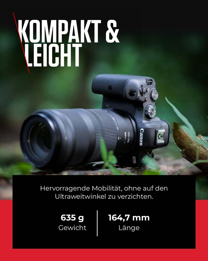 Canon Objektiv RF 100-400mm F5.6-8 is USM Supertele-Objektiv passend für Kameras der Canon EOS R Ser
