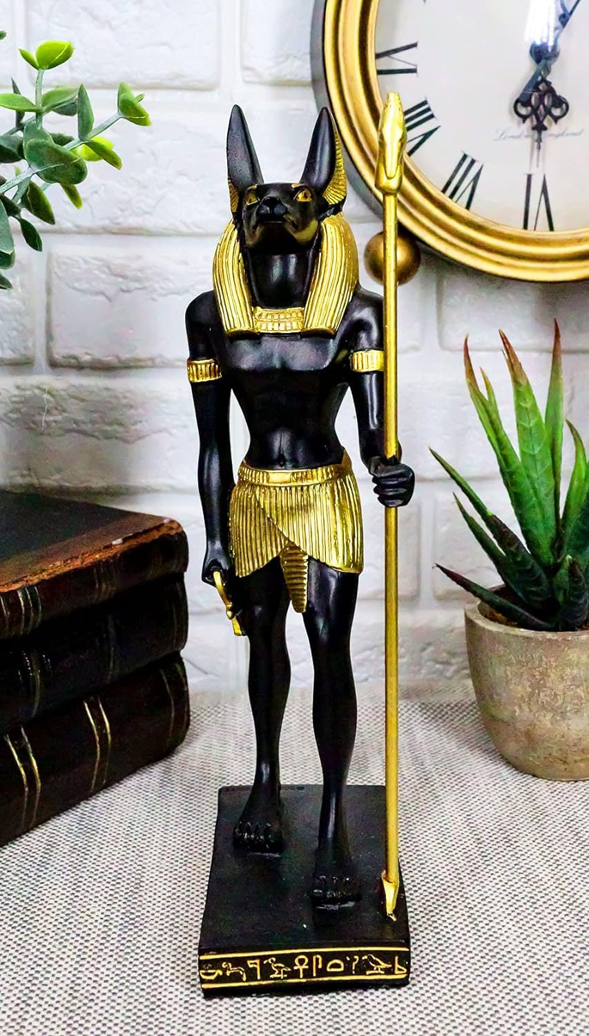 Gifts & Decor Dekofigur Indoor - Anubis stehend - Ägypten Figur Deko Skulptur Statue