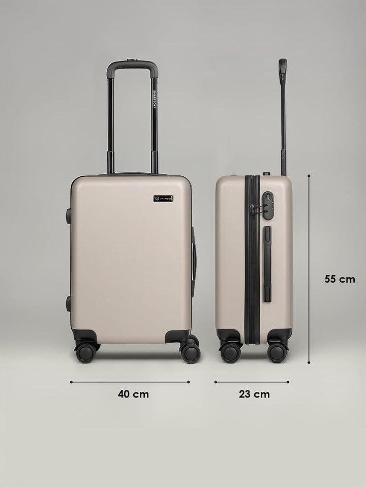 Smartbox Hartschalen Kabinen-Koffer für Damen &amp; Herren | Kleiner Trolley 40 x 23 x 55 cm aus hochwer