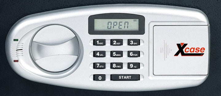 Xcase Tresore: Grosser-Stahlsafe mit digitalem Code-Schloss und LCD-Display, 50 Liter (Wandtresor, W