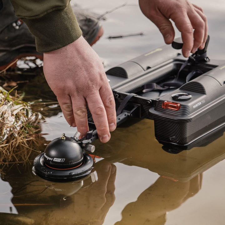Deeper Sonarhalterung für Futterboote, Zubehör für das Karpfenangeln mit Futterboot, kompatibel mit