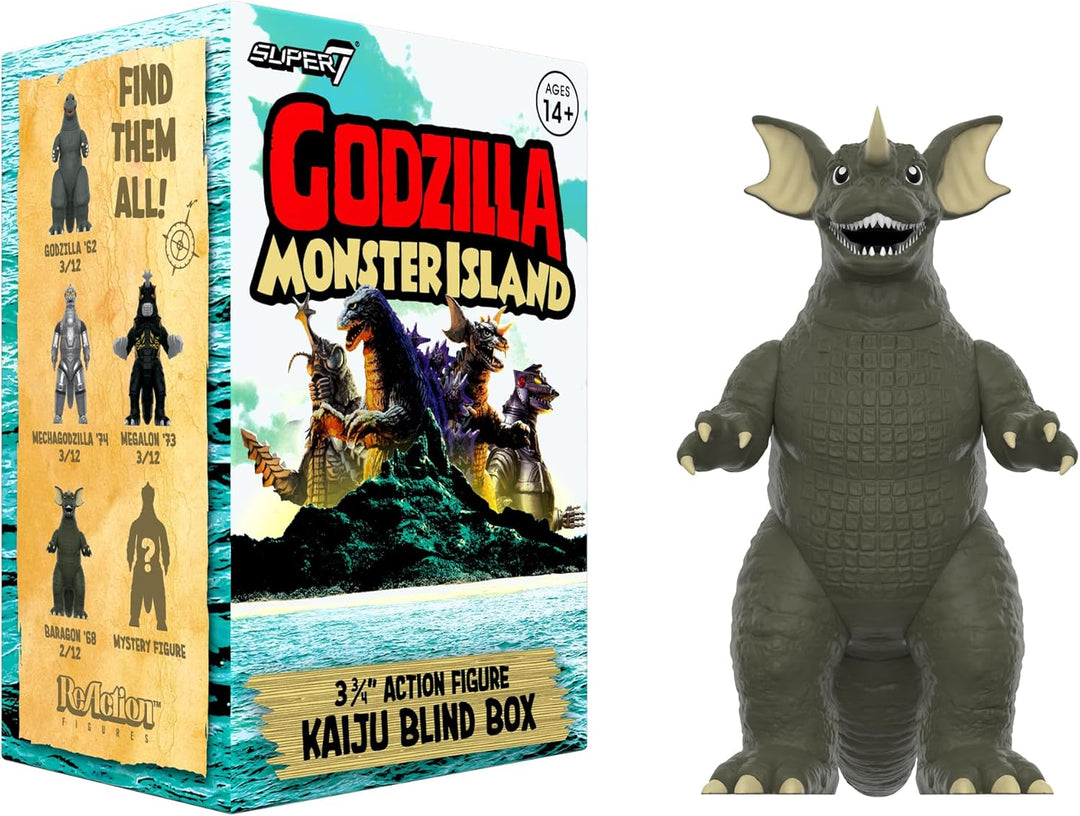 Super7 Toho Blind Box Wave 07 (Monster-Insel), Blind Box Flat, Set mit 12 Actionfiguren, Blind Box 3
