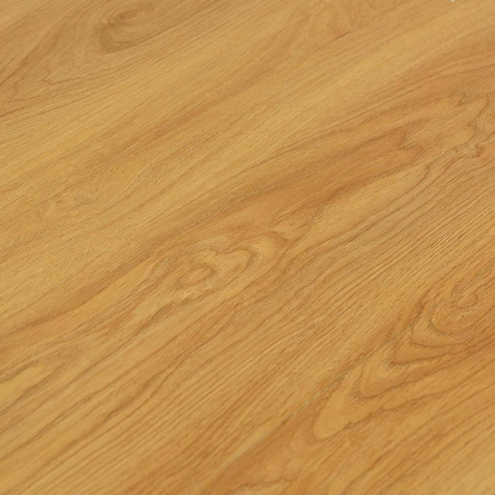 Laminatboden Warmer Kastanienbraun, 15 Planken Holzwerkstoff mit Klicksystem ohne Fase, 101 x 20 x 0