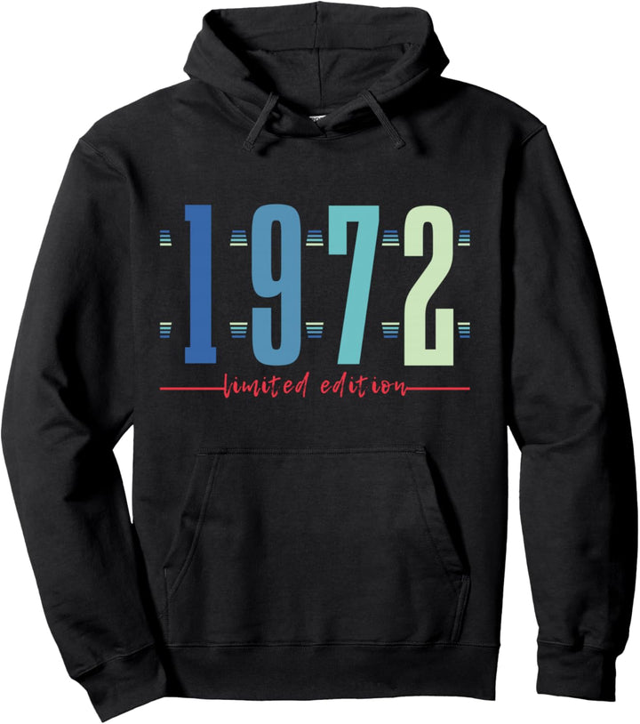 52. Geburtstag Mann Frau 52 Jahre 1972 Deko Lustig Geschenk Pullover Hoodie