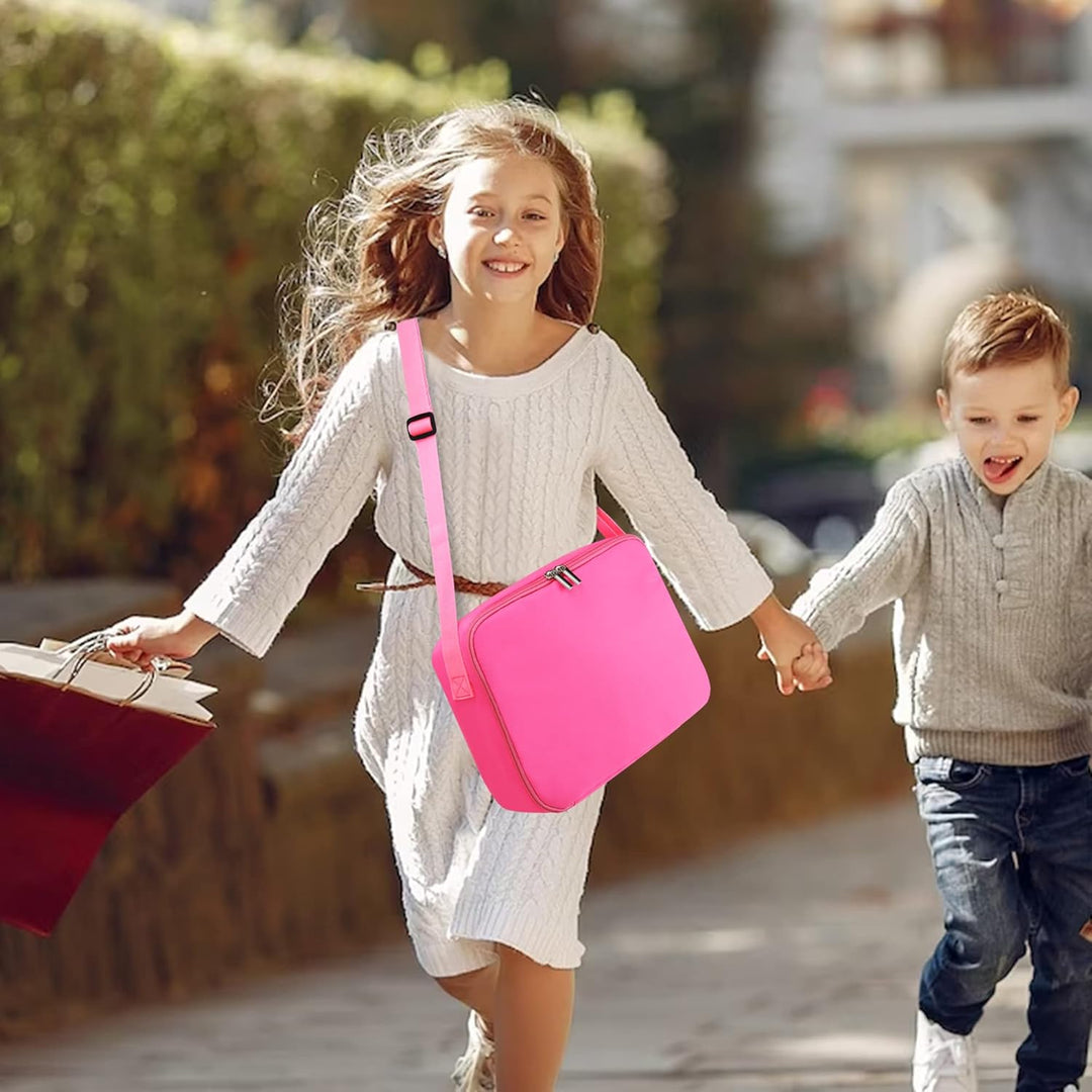 Annmore Tasche für TIMIO Starter Kit, mit Netztaschen für 4 Satz 20 Discs, Rosa, Rosa