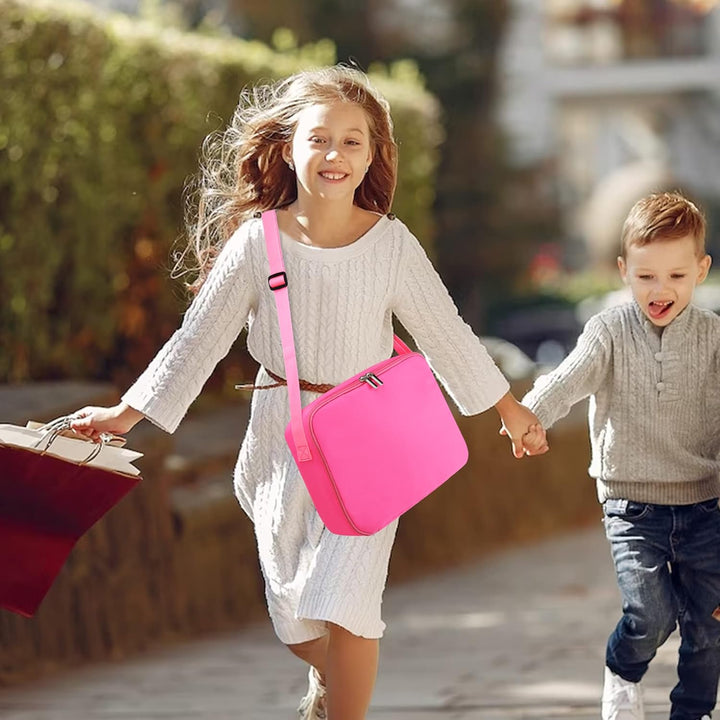 Annmore Tasche für TIMIO Starter Kit, mit Netztaschen für 4 Satz 20 Discs, Rosa, Rosa