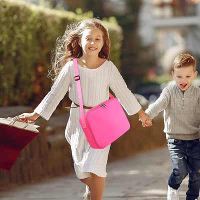 Annmore Tasche für TIMIO Starter Kit, mit Netztaschen für 4 Satz 20 Discs, Rosa, Rosa