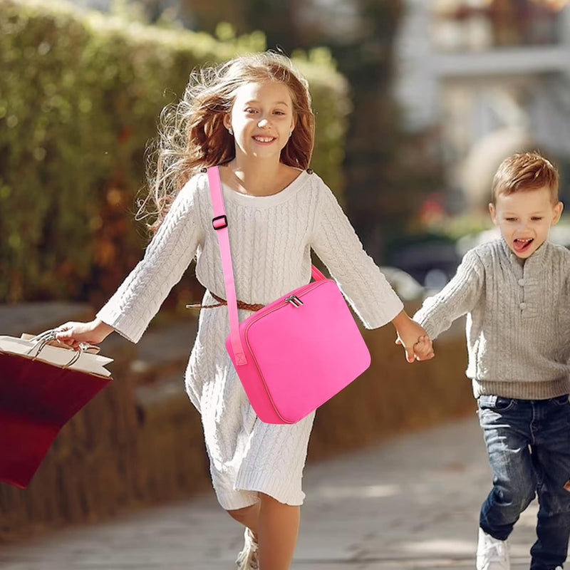 Annmore Tasche für TIMIO Starter Kit, mit Netztaschen für 4 Satz 20 Discs, Rosa, Rosa