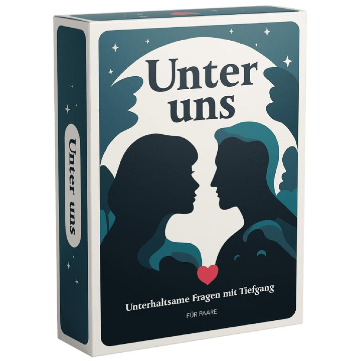Unter Uns - Spiel für Paare zu zweit | Mit lustigen & tiefen Fragen für 2 Personen | Pärchen Geschen