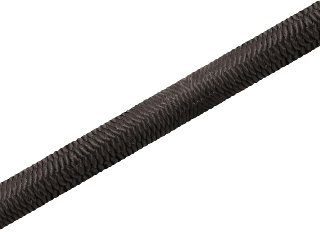 DQ-PP Gummiseil | 12mm | 25m | Schwarz | Expanderseil Expander Gummischnur Gummikordel Spannseil Pla