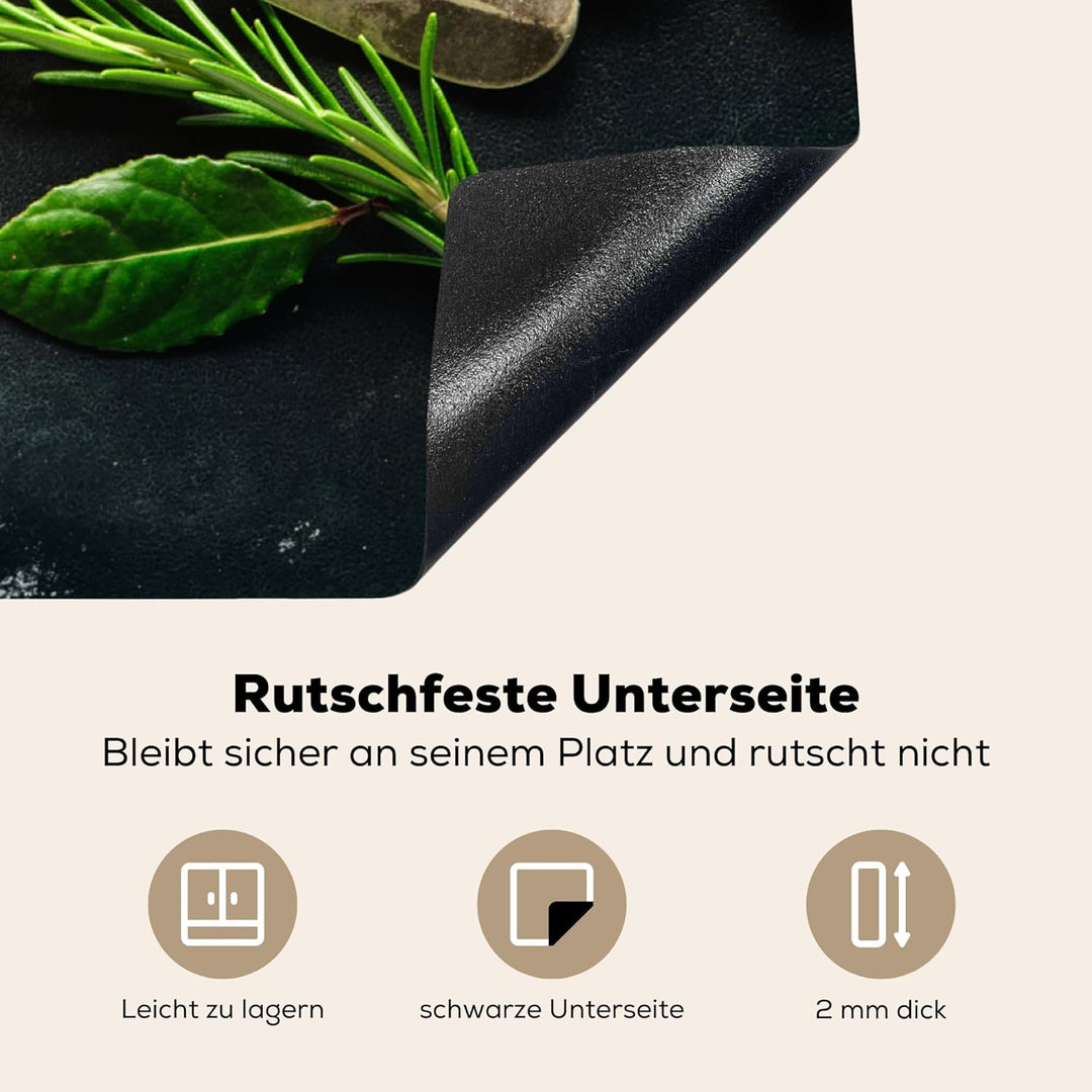 Herdabdeckplatte 78x78 cm Einteilig Abdeckplatten Cerankochfeld Abdeckung Ceranfeld Herdplattenabdec