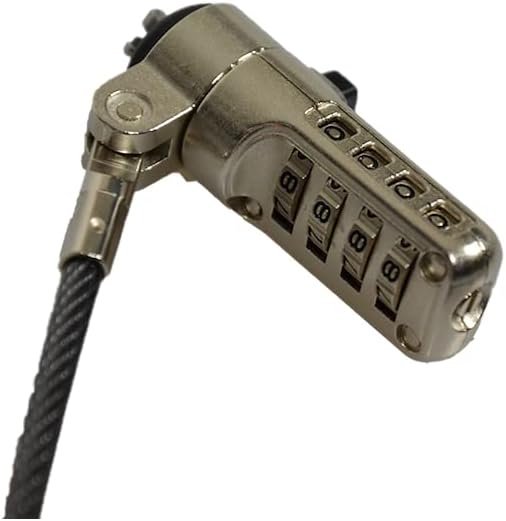 Port Designs DesignsConnect Combination Security Cable for Noble Wedge Slot (901212) Kombination, ed