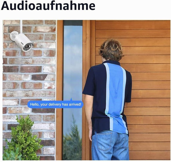 SANNCE WLAN Kamera Set 2 Stück 3MP nur für SANNCE 3MP WLAN Überwachungskamera System 2 Stück Kamera,