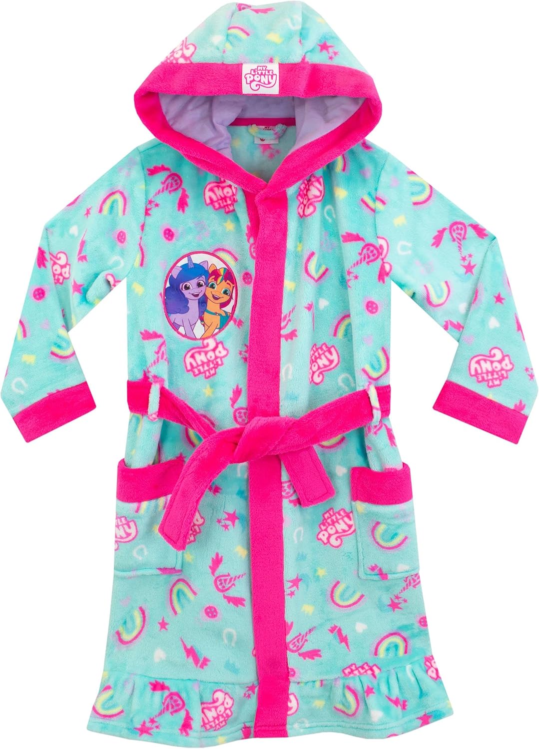 My Little Pony Mädchen Bademantel 116 Blau, 116 Blau