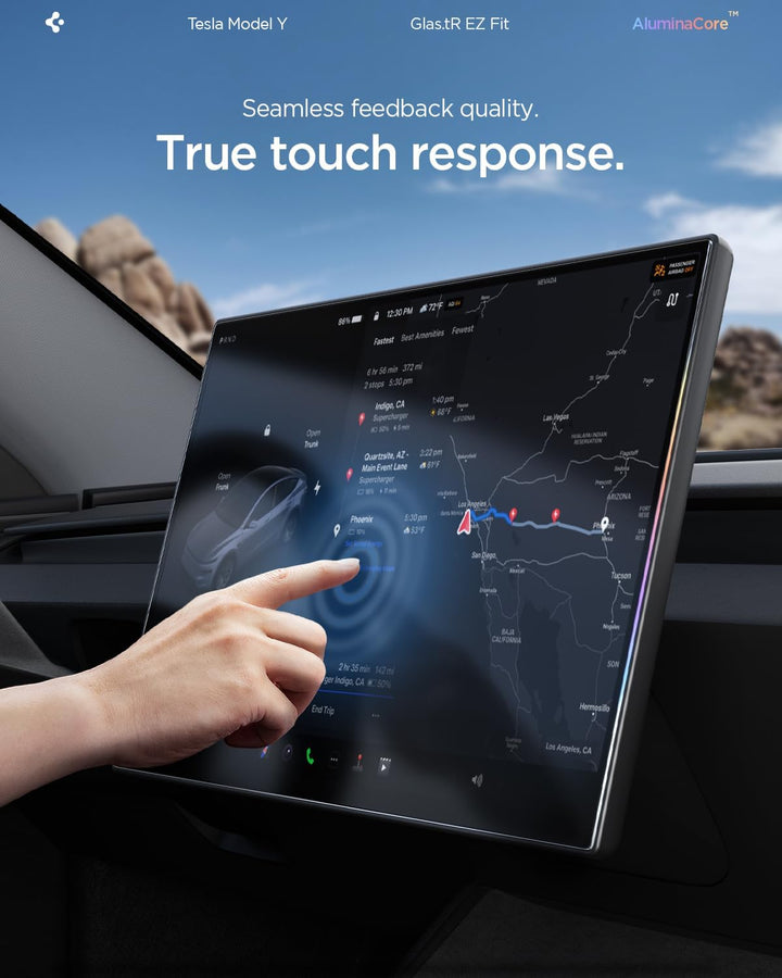 Spigen Glas.tR EZ Fit Schutzfolie für Tesla Model Y L(2026), Model Y Standard(2026), Model Y Perform