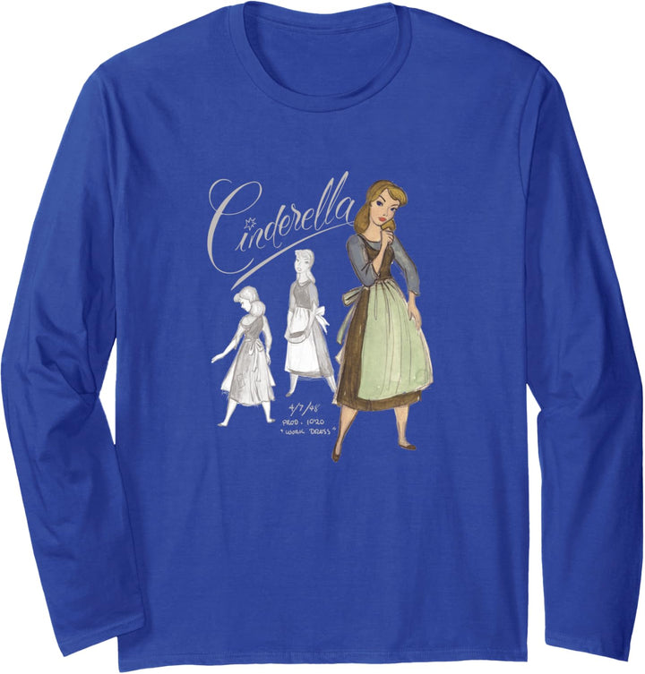 Disney Cinderella Sketches Langarmshirt