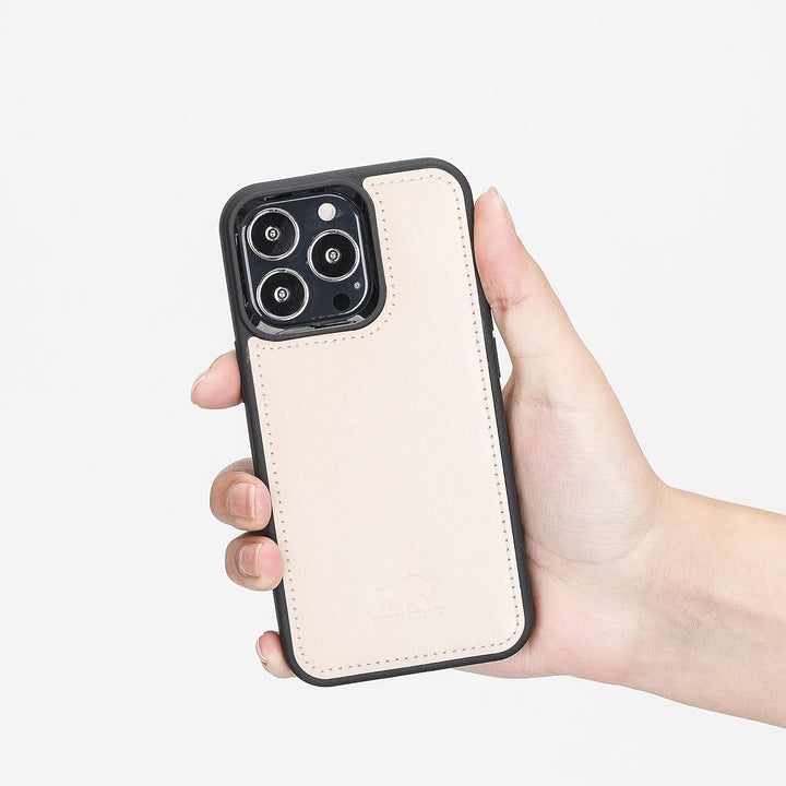 Solo Pelle Lederhülle für das iPhone 13 Pro in 6.1 Zoll Stanford Case Leder Hülle Ledertasche Backco