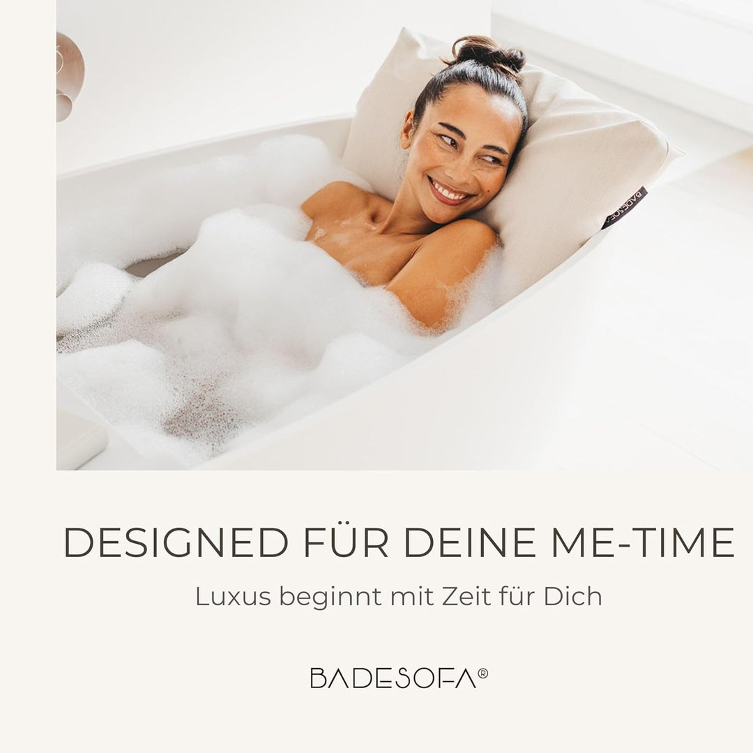 BADESOFA® Badewannen-Sitzkissen | Revolutionärer Komfort für Badewanne, Dusche &amp; Whirpool | Waschbar