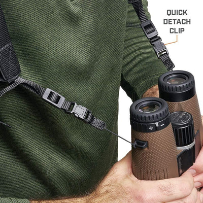 Bushnell - Universal Fernglas-Gurtzeug mit Schnellverschluss-Schnallen - Netzbelüftung - Vogelbeobac