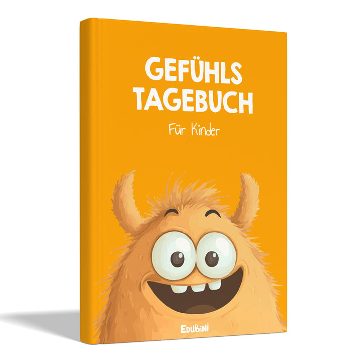 Edubini Gefühlstagebuch Kinder [6-12 Jahre] - Tagebuch Mädchen & Jungs - Gefühle Buch für Umgang mit