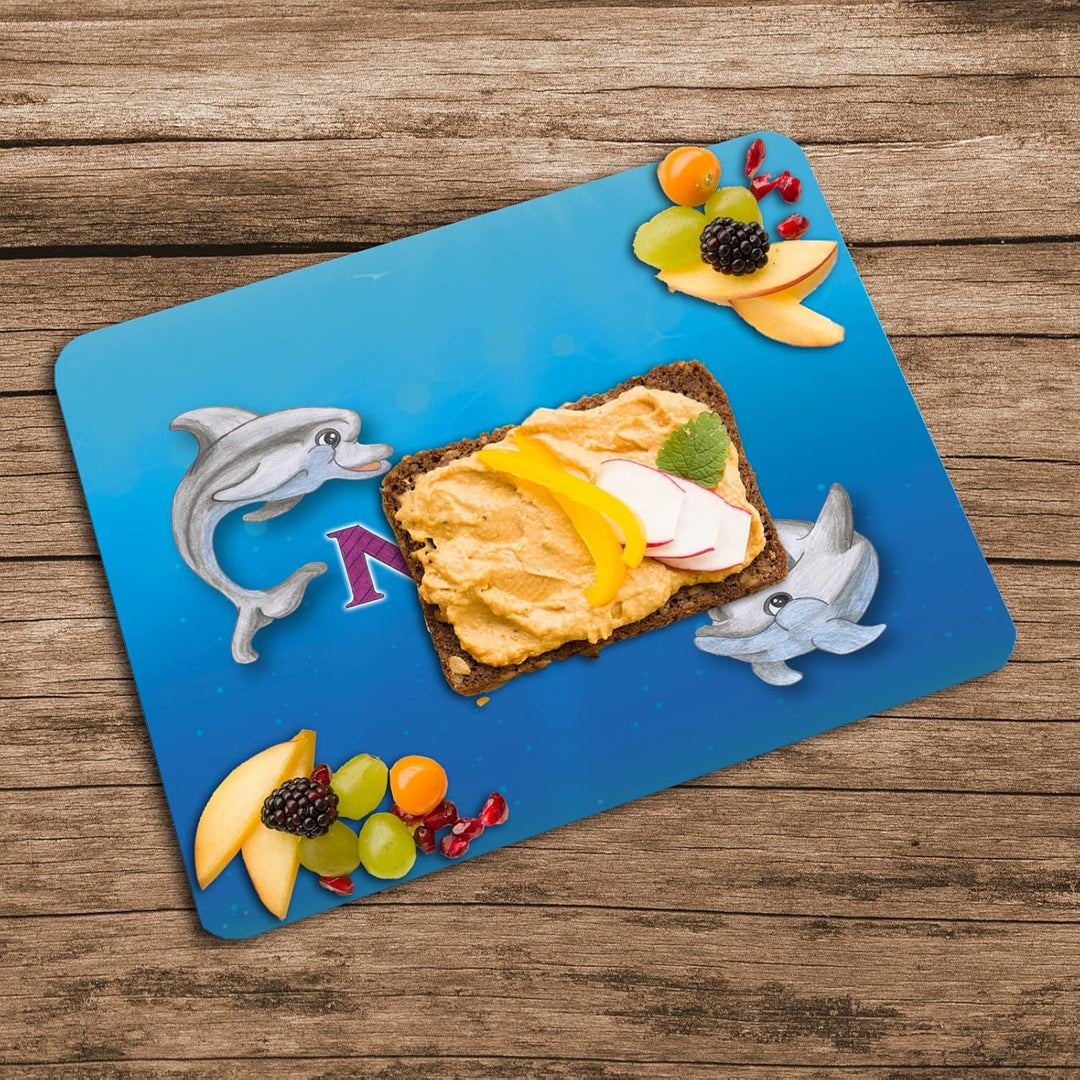 Vesperbrettchen mit Name/Frühstücksbrettchen Brotzeitbrettchen Schneidebrettchen mit Motiv und Perso