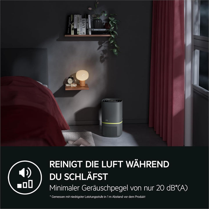 AEG Luftreiniger Pure 5000 / für bis zu 41 m²/98 m³ / Farbe: Dark Grey APO50371DG Dark Grey
